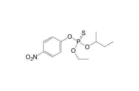 phosphorothioic acid, O-sec-butyl O-ethyl O-p-nitrophenyl ester