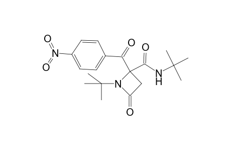 N,1-Di-tert-butyl-2-(4-nitrobenzoyl)-4-oxoazetidine-2-carboxamide