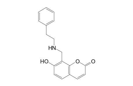 7-Hydroxy-8-[(phenethylamino)methyl]-chromen-2-one