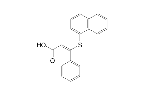 2-Propenoic acid, 3-(1-naphthalenylthio)-3-phenyl-