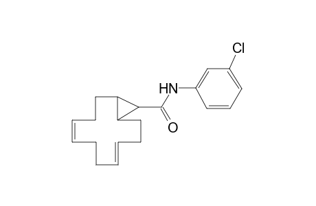N-(3-Chlorophenyl)bicyclo[10.1.0]trideca-4,8-diene-13-carboxamide