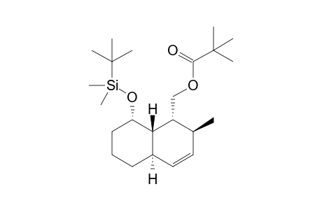 [(1R*,2S,4aR,8S,8aS)-8-(tert-Butyldimethylsiloxy)-2-methyl-1,2,4a,5,6,7,8,8a-octahydronaphthalene-1-yl]methyl pivalate