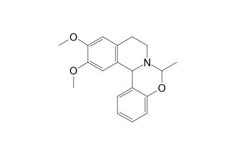 11,12-Dimethoxy-6-methyl-8,9-dihydro-6H,13bH-isoquino-2,1-c[1,3]benzoxazine