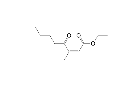 (Z)-Ethyl 3-methyl-4-oxonon-2-enoate