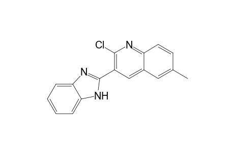 3-(1H-Benzoimidazol-2'-yl)-2-chloro-6-methylquinoline
