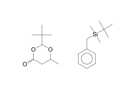 2-tert-BUTYL-5-[(tert-BUTYLDIMETHYLSILANYL)PHENYLMETHYL]-6-METHYL[1,3]DIOXAN-4-ONE