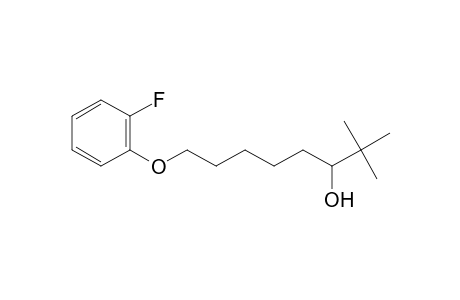 3-Octanol, 8-(2-fluorophenoxy)-2,2-dimethyl-