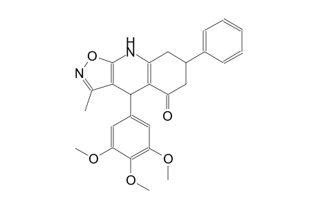 isoxazolo[5,4-b]quinolin-5(6H)-one, 4,7,8,9-tetrahydro-3-methyl-7-phenyl-4-(3,4,5-trimethoxyphenyl)-