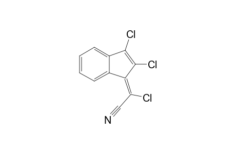 (2Z)-2-chloro-2-(2,3-dichloro-1-indenylidene)acetonitrile