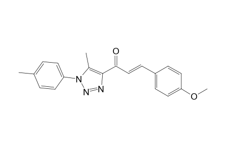 (E)-3-(4-methoxyphenyl)-1-(5-methyl-1-p-tolyl-1H-1,2,3-triazol-4-yl)prop-2-en-1-one