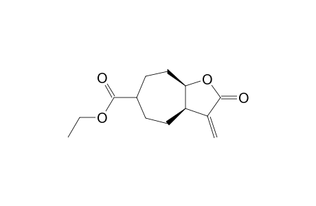 Ethyl (3a.beta.,8a.beta.)-Octahydro-3-methylene-2-oxo-2H-cyclohepta[b]furan-6-carboxylate