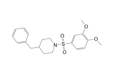 4-benzyl-1-[(3,4-dimethoxyphenyl)sulfonyl]piperidine