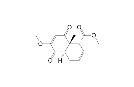 1-Naphthalenecarboxylic acid, 1,4,4a,5,8,8a-hexahydro-6-methoxy-8a-methyl-5,8-dioxo-, methyl ester, (1.alpha.,4a.alpha.,8a.beta.)-