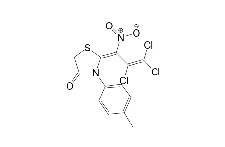 (Z)-3-(4-Tolyl)-2-(2,3,3-trichloro-1-nitroallylidene)thiazolidin-4-one
