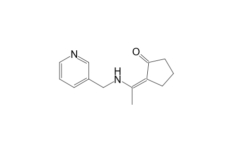 (2Z)-2-{1-[(3-Pyridinylmethyl)amino]ethylidene}cyclopentanone