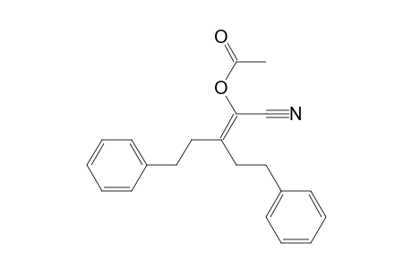 2-Pentenenitrile, 2-(acetyloxy)-5-phenyl-3-(2-phenylethyl)-