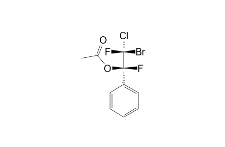 (R,S)-1-ACETOXY-2-BROMO-2-CHLORO-1,2-DIFLUORO-1-PHENYLETHANE