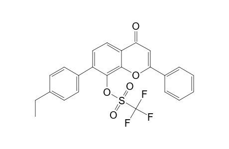 7-(4-Ethylphenyl)-4-oxo-2-phenyl-4H-chromen-8-yl Trifluoromethanesulfonate