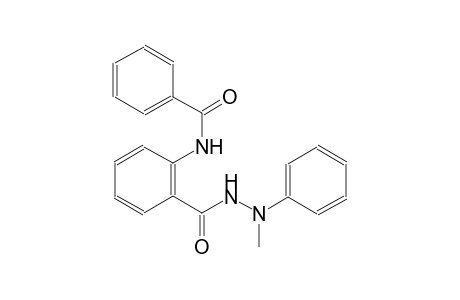 N-{2-[(2-methyl-2-phenylhydrazino)carbonyl]phenyl}benzamide