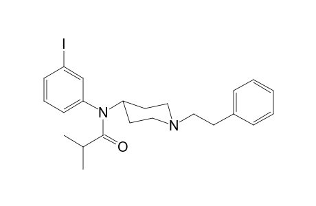 N-(3-Iodophenyl)-2-methyl-N-[1-(2-phenylethyl)piperidin-4-yl]propanamide