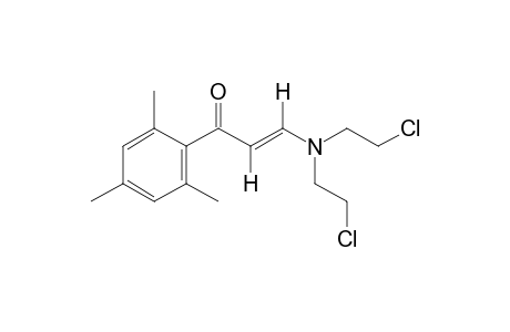 trans-3-[bis(2-chloroethyl)amino]-2',4',6'-trimethylacrylophenone
