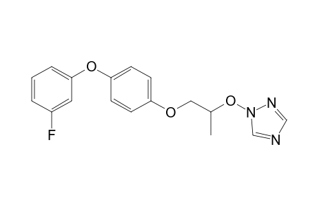 1H-1,2,4-Triazole, 1-[2-[4-(3-fluorophenoxy)phenoxy]-1-methylethoxy]-