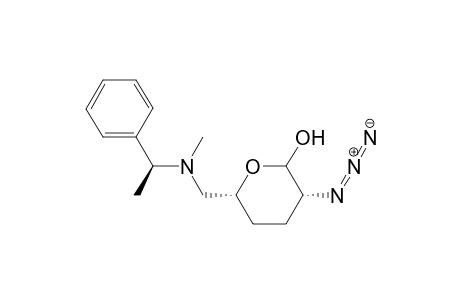 2-Azido-2,3,4,6-tetradeoxy-6-{methyl-[(1S)-phenylethyl]amino}-L-threo-hexopyranose