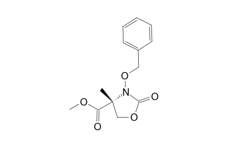 (4R)-3-benzoxy-2-keto-4-methyl-oxazolidine-4-carboxylic acid methyl ester