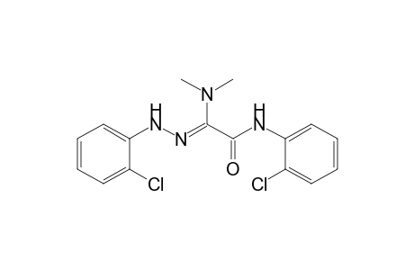 (Z)-2-Dimethylamino-N-(2-chlorophenyl)-2-[2-(chlorophenyl)hydrazono]acetamide
