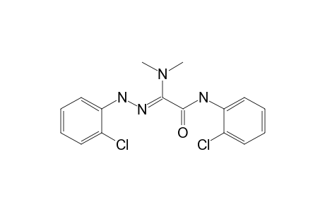 (Z)-2-Dimethylamino-N-(2-chlorophenyl)-2-[2-(chlorophenyl)hydrazono]acetamide