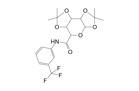 4,4,11,11-tetramethyl-N-[3-(trifluoromethyl)phenyl]-3,5,7,10,12-pentaoxatricyclo[7.3.0.0²,⁶]dodecane-8-carboxamide
