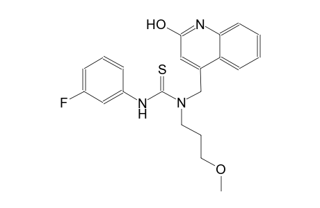 thiourea, N'-(3-fluorophenyl)-N-[(2-hydroxy-4-quinolinyl)methyl]-N-(3-methoxypropyl)-