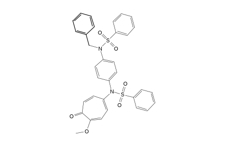 N-BENZYL-N'-(4-METHOXY-5-OXO-1,3,6-CYCLOHEPTATRIEN-1-YL)-N,N'-(p-PHENYLENE)BISBENZENESULFONAMIDE