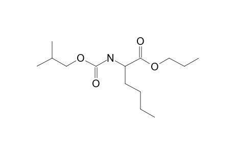 D-Norleucine, N-isobutoxycarbonyl-, propyl ester