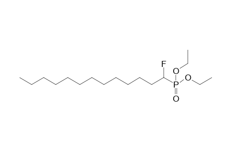 1-Diethoxyphosphoryl-1-fluoranyl-tridecane