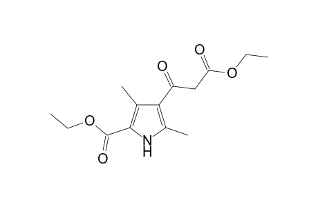 Ethyl 4-(3-ethoxy-3-oxopropanoyl)-3,5-dimethyl-1H-pyrrole-2-carboxylate