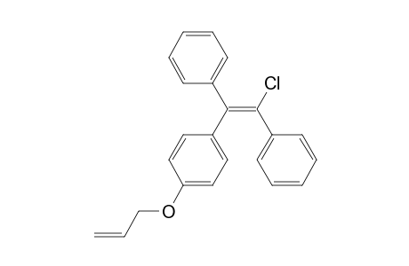 Benzene, 1-(2-chloro-1,2-diphenylethenyl)-4-(2-propenyloxy)-, (E)-