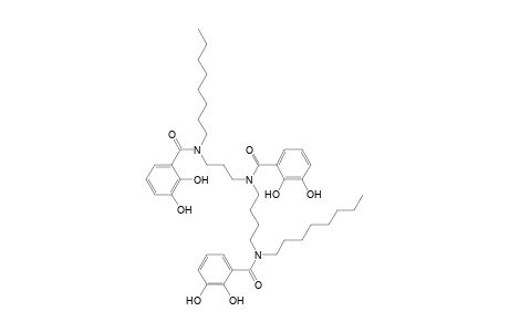 N(1),N(10)-Di-n-octyl-N(1),N(5),N(10)-tris(2,3-dihydroxybenzoyl)-1,5,10-triazadecane