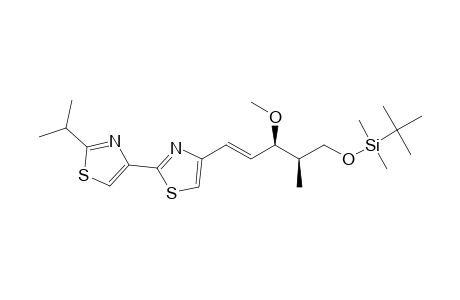 tert-Butyl-[(E,2R,3R)-3-methoxy-2-methyl-5-[2-(2-propan-2-yl-1,3-thiazol-4-yl)-1,3-thiazol-4-yl]pent-4-enoxy]-dimethyl-silane