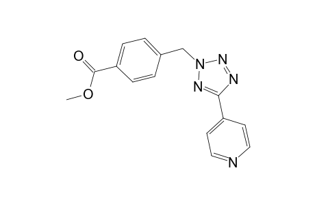 Benzoic acid, 4-[[5-(4-pyridinyl)-2H-1,2,3,4-tetrazol-2-yl]methyl]-, methyl ester