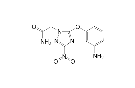 2-[5-(3-aminophenoxy)-3-nitro-1H-1,2,4-triazol-1-yl]acetamide