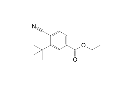 Ethyl 4-cyano-3-(1,1-dimethylethyl)benzoate