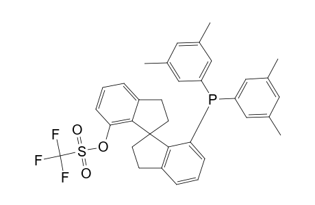 (S)-7-DI-(3,5-DIMETHYLPHENYL)-PHOSPHINO-7'-TRIFLUOROMETHANESULFONYLOXY-1,1'-SPIROBIINDANE
