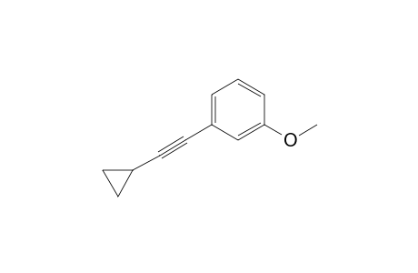 1-(2-cyclopropylethynyl)-3-methoxy-benzene