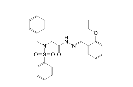 N-{2-[(2E)-2-(2-ethoxybenzylidene)hydrazino]-2-oxoethyl}-N-(4-methylbenzyl)benzenesulfonamide