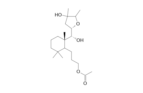 (9R,11S,14RS)-8-acetoxy-11,14-epoxy-17-nor-8,9-secolabdane-9,13-diol