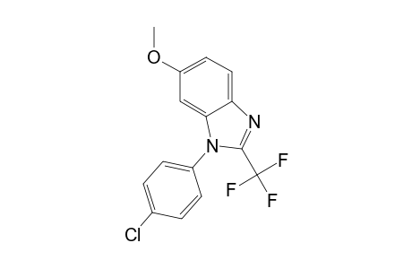 1-(4-Chlorophenyl)-6-methoxy-2-(trifluoromethyl)benzimidazole