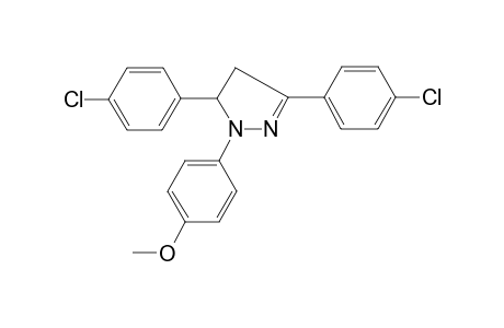 3,5-bis(4-chlorophenyl)-1-(4-methoxyphenyl)-2-pyrazoline