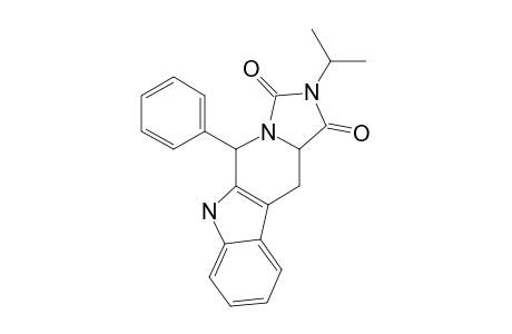2-ISOPROPYL-5-PHENYL-1,3-DIOXO-6H-1,2,3,5,11,11A-HEXAHYDROIMIDAZO-[1,5-B]-BETA-CARBOLINE