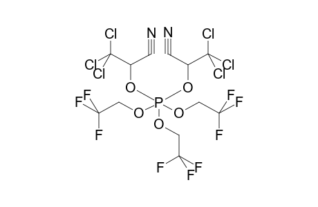 TRIS(2,2,2-TRIFLUOROETHOXY)BIS(1-CYANO-2,2,2-TRICHLOROETHOXY)PHOSPHORANE